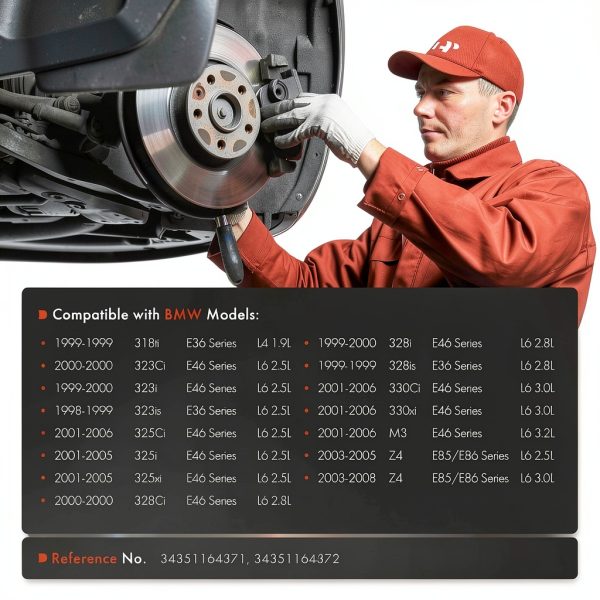 A-Premium Brake Pad Wear Sensors for BMW E46-2