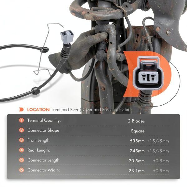 A-Premium Disc Brake Pad Wear Sensor Modern Design-1