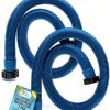 U.S. Pool Supply Above Ground Pool Hose Replacement 1.5" Diameter x 59" Long, Pack of 2, Blue - Compatible with Intex 29060E, Pool Filter Pump Hoses, Sand Filters, Saltwater Systems 1,500 to 2,500 GPH-0