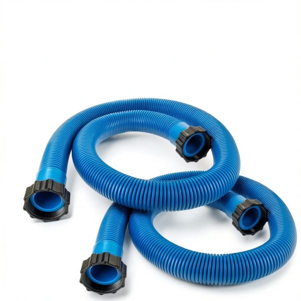 U.S. Pool Supply Above Ground Pool Hose Replacement 1.5" Diameter x 59" Long, Pack of 2, Blue - Compatible with Intex 29060E, Pool Filter Pump Hoses, Sand Filters, Saltwater Systems 1,500 to 2,500 GPH-1