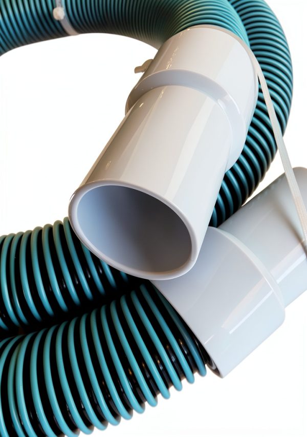 FibroPool Pool Filter Hose Replacement Kit 1.5" 6ft 2-Pack-6