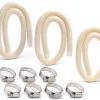 1.5" x 59" Pool Hoses for Above Ground Pools - 3 Pack with Stainless-0