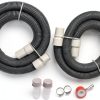 FibroPool Pool Filter Hose Replacement Kit 1.5" 6ft 2-Pack-0