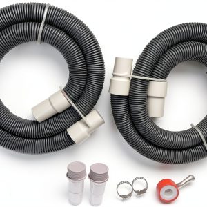 FibroPool Pool Filter Hose Replacement Kit 1.5" 6ft 2-Pack-0