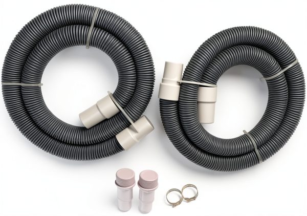 FibroPool Pool Filter Hose Replacement Kit 1.5" 6ft 2-Pack-1